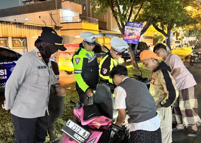 Patroli Cipkon dan Razia Stasioner Polsek Kelapa Dua, Wujud Nyata Menjaga Kamtibmas Tetap Kondusif