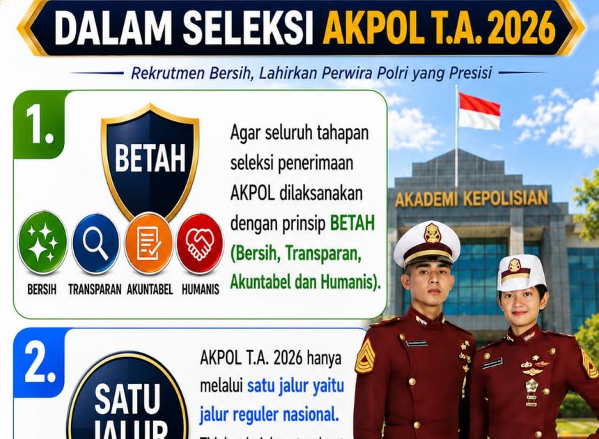 Polda Banten Tegaskan Tak Ada Kuota Khusus dalam Penerimaan Taruna Akpol 2026