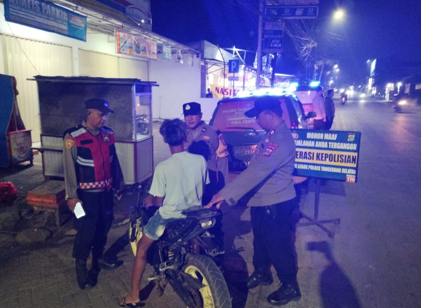 Antisipasi Kejahatan Jalanan, Polsek Legok Tingkatkan Patroli Cipkon dan Razia Stasioner