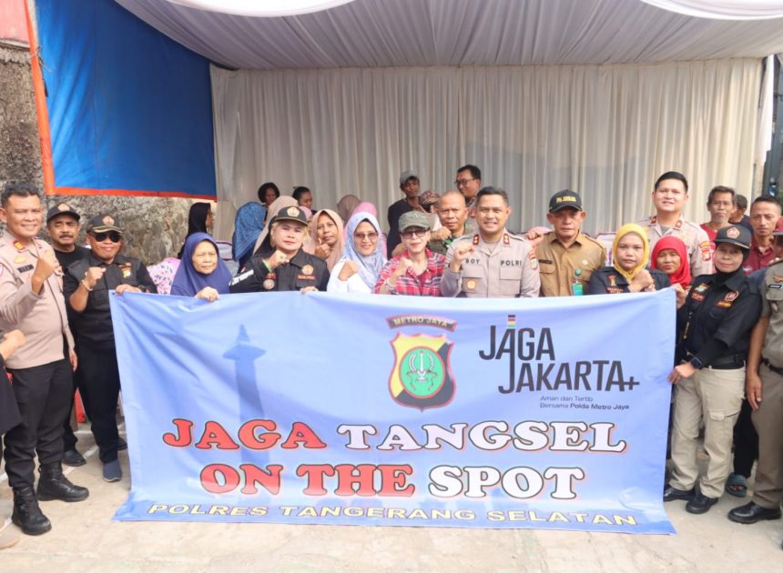 Jaga Tangsel On The Spot, Komitmen Kapolres Tangsel Hadir dan Melayani Masyarakat Secara Langsung