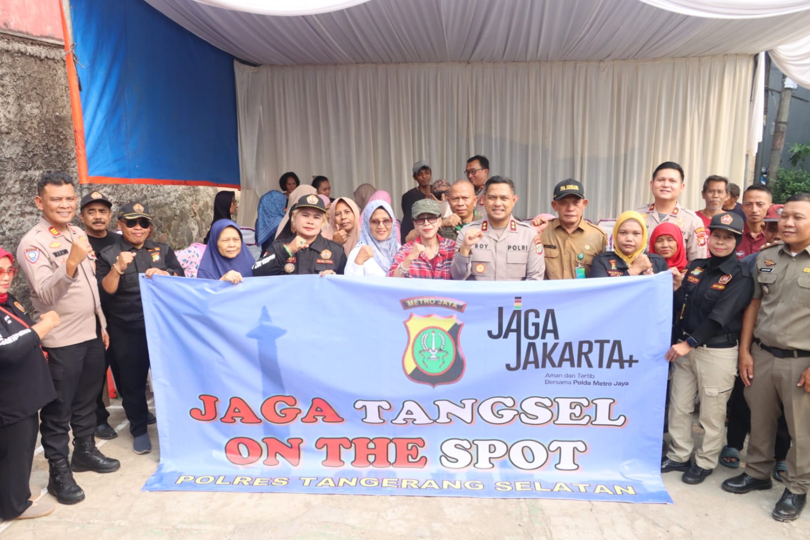 Jaga Tangsel On The Spot, Komitmen Kapolres Tangsel Hadir dan Melayani Masyarakat Secara Langsung