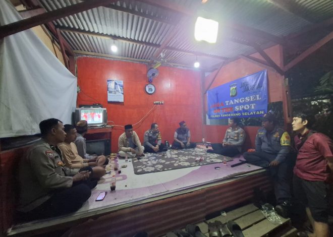 Kapolsek Curug Gelar Jaga Tangsel On The Spot, Perkuat Sinergi dan Kepedulian Kamtibmas Bersama Warga