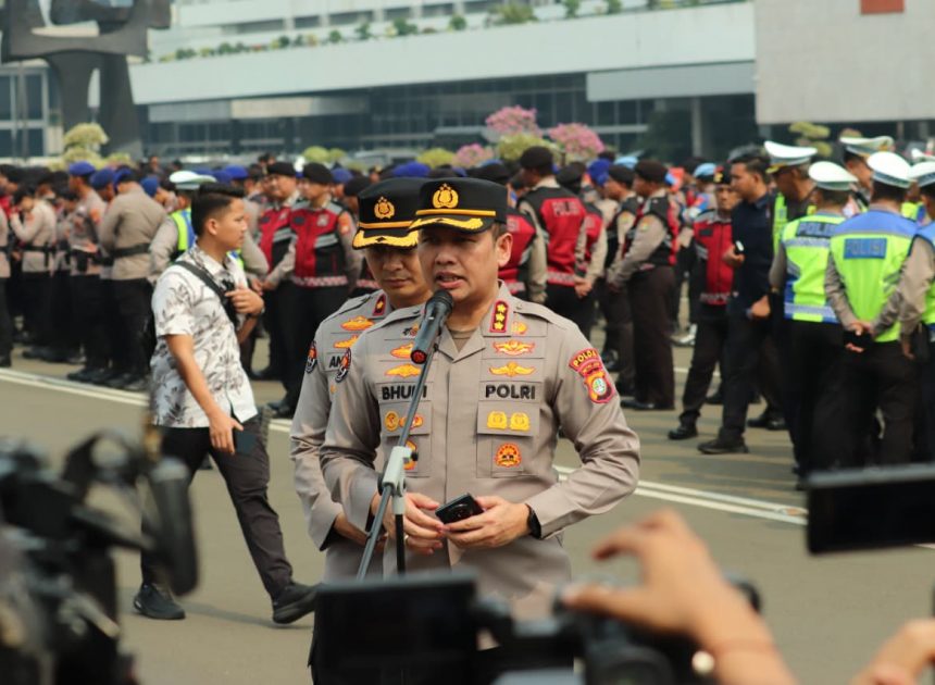 Polda Metro Jaya Siapkan 6.088 Personel, Kapolda Ingatkan Aksi Mahasiswa Dilayani Humanis