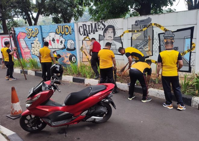 Personel Polsek Serpong Laksanakan Apel Pagi dan Korvei di Mako Polsek Serpong