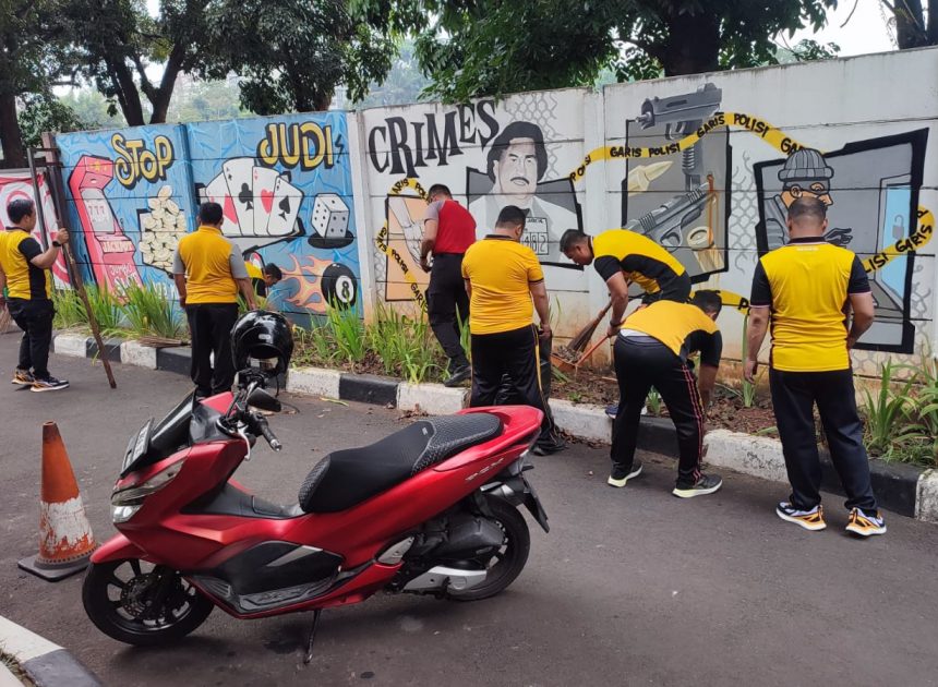 Personel Polsek Serpong Laksanakan Apel Pagi dan Korvei di Mako Polsek Serpong