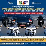 Polda Metro Jaya Siagakan 585 Personel Amankan Kunjungan Negara Presiden Jerman, Pengaturan Lalu Lintas Berlaku Situasional