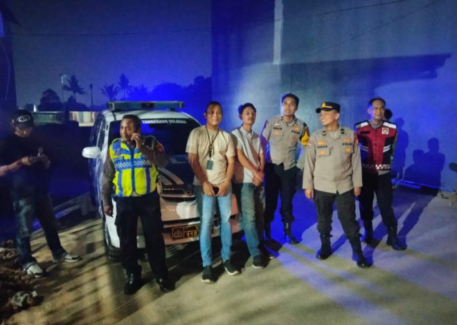 Respon Cepat Layanan 110, Polsek Legok Tindak Lanjuti Laporan Dugaan Pengeroyokan