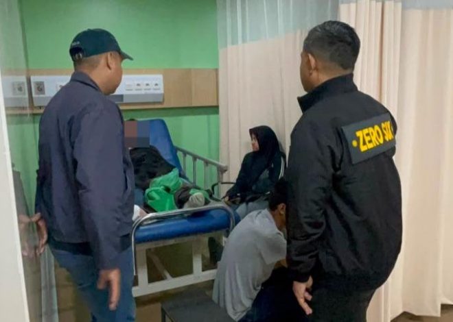 Kapolres Tangsel, Jenguk dan Bantu Driver Ojol Korban Kecelakaan Tunggal di Flyover Rawabuntu