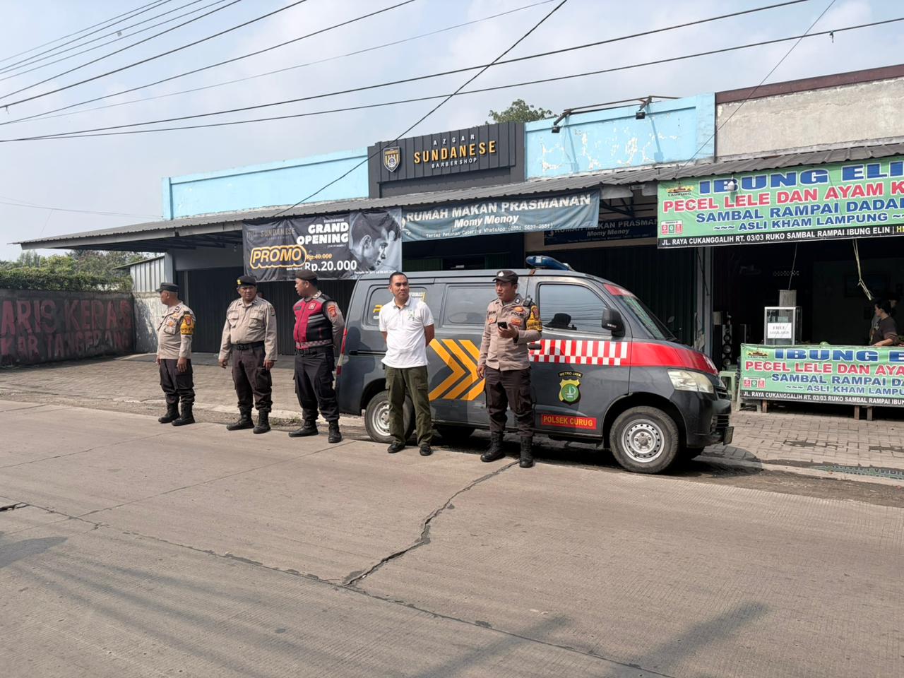 Patroli Skala Sedang Polsek Curug Perkuat Keamanan Perbatasan, Tingkatkan Kepercayaan Masyarakat