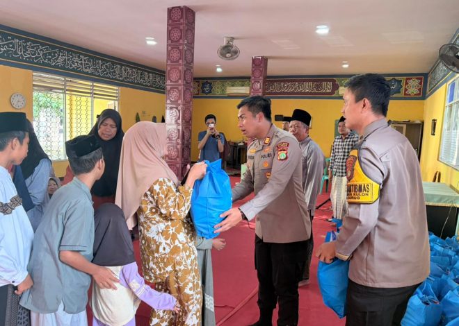 Polsek Curug Salurkan 230 Paket Sembako, Wujud Kepedulian Polri di Hari Bhayangkara ke-80