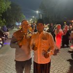 Sambut 1 Muharram 1448 H, Bhabinkamtibmas Sukabakti Kawal Pawai Obor