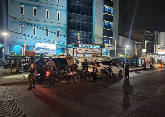 Sinergitas TNI-Polri Jaga Kondusivitas Wilayah, Patroli Gabungan Pantau Kamtibmas di Curug