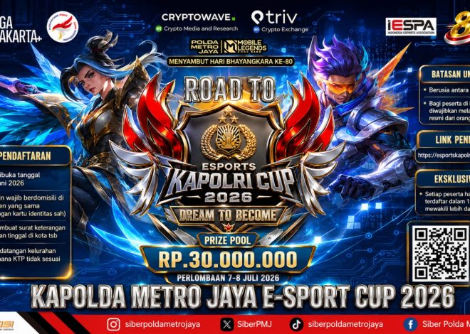 Polda Metro Jaya Gelar Road to E-Sport Tournament Kapolda Cup 2026, Wadah Prestasi Generasi Muda