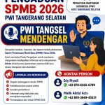 PWI KOTA TANGSEL BUKA POSKO PENGADUAN SPMB 2026, KAWAL TRANSPARANSI DAN CEGAH KECURANGAN