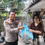 Polsek Cisauk Salurkan Paket Sembako untuk Mahasiswa Perantau, Wujud Kepedulian HUT Bhayangkara ke-80