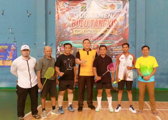 Meriahkan HUT Bhayangkara ke-80, Polsek Pamulang Bersama Tiga Pilar Gelar Turnamen Bulutangkis