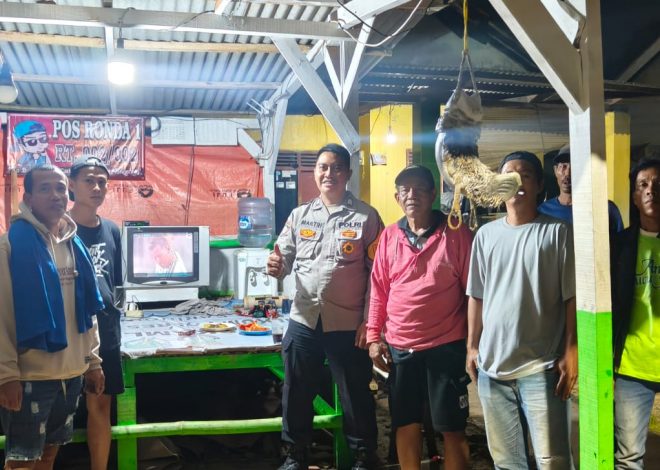 Jaga Jakarta On The Spot, Polsek Legok Nobar Kamtibmas Piala Dunia 2026 Pererat Kedekatan dan Serap Aspirasi Warga