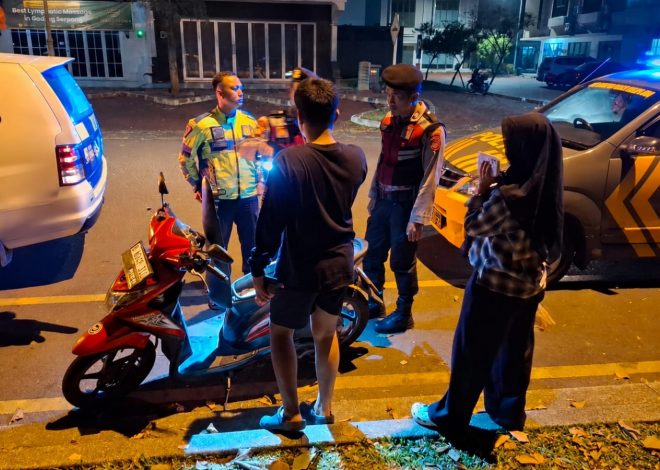 Razia Stasioner Polsek Kelapa Dua, Wujud Nyata Ciptakan Kamtibmas Aman dan Kondusif di Tengah Masyarakat