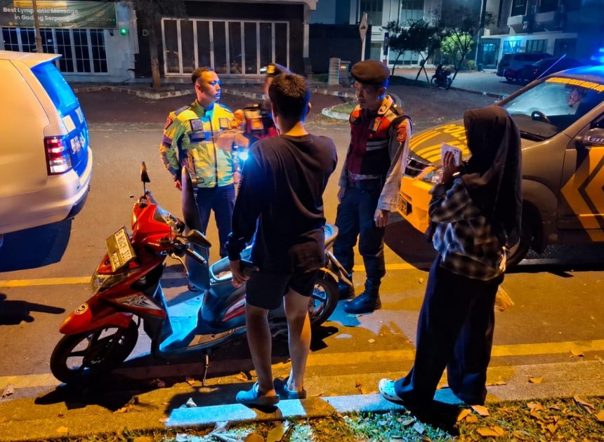 Razia Stasioner Polsek Kelapa Dua, Wujud Nyata Ciptakan Kamtibmas Aman dan Kondusif di Tengah Masyarakat