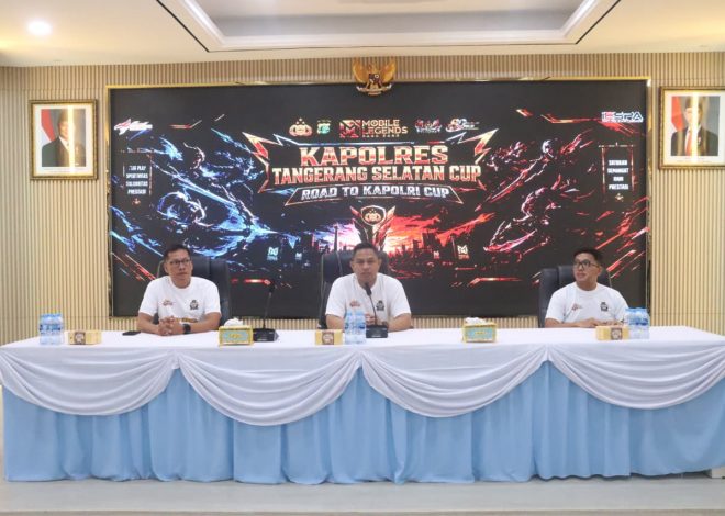 Polres Tangerang Selatan Gelar Tournament E-Sport Kapolres Tangerang Selatan Cup 2026 Menuju Kapolri Cup 2026