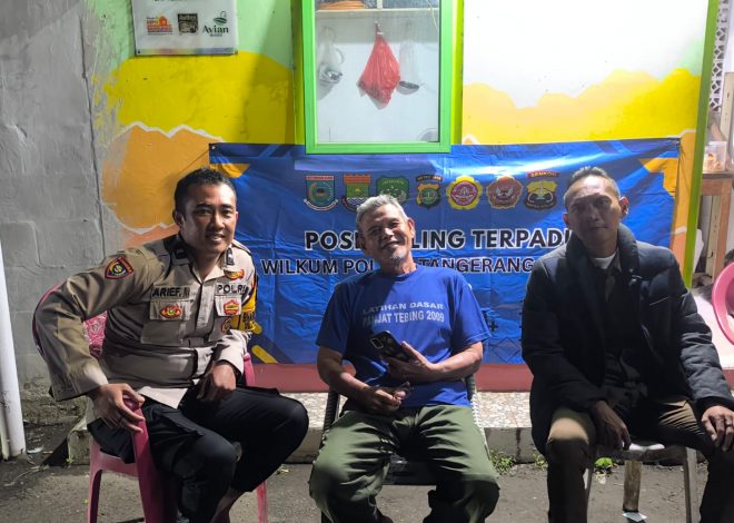 Poskamling Terpadu Perkuat Sinergi Warga dan Polri, Polsek Kelapa Dua Tingkatkan Keamanan Lingkungan