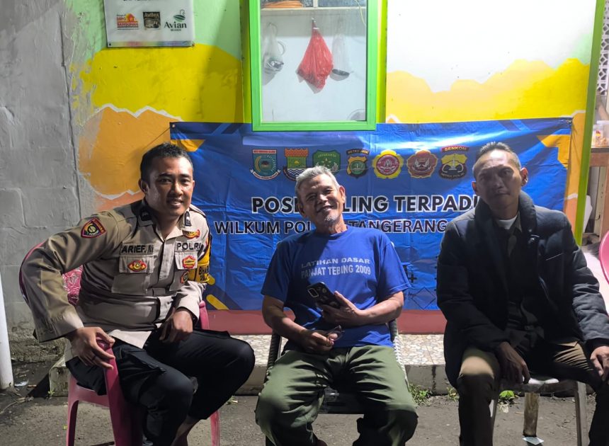 Poskamling Terpadu Perkuat Sinergi Warga dan Polri, Polsek Kelapa Dua Tingkatkan Keamanan Lingkungan