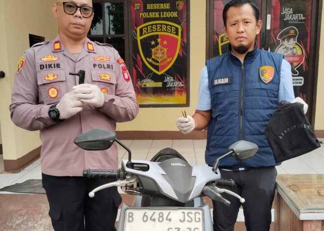 Polsek Legok Polres Tangerang Selatan Amankan Terduga Pelaku Pencurian Kendaraan Bermotor