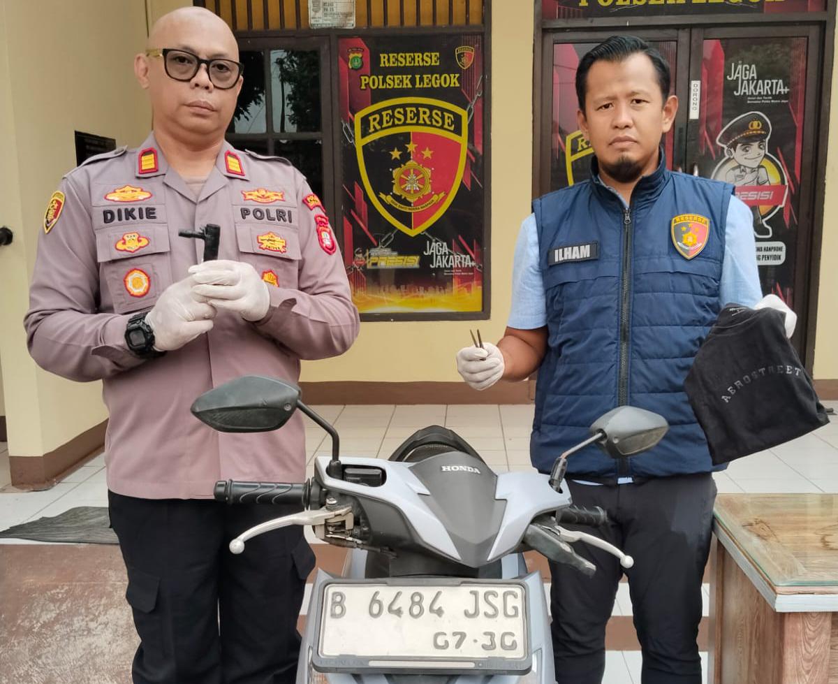 Polsek Legok Polres Tangerang Selatan Amankan Terduga Pelaku Pencurian Kendaraan Bermotor