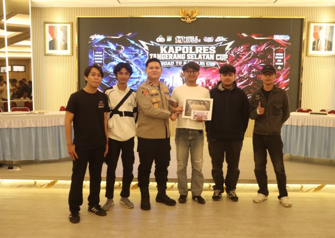 Turnamen Mobile Legends Kapolres Tangerang Selatan Cup 2026 Resmi Berakhir, Tim Kukimiey Raih Juara