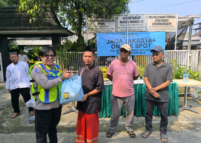 Jaga Jakarta On The Spot, Polsek Kelapa Dua Hadir Mendengar Aspirasi dan Menguatkan Kepedulian kepada Warga