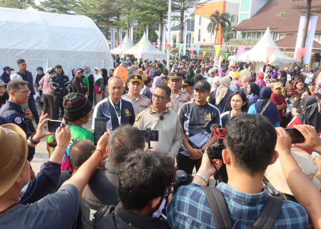 Pasar Rakyat dan Bazar UMKM Hari Bhayangkara ke-80 Polres Tangerang Selatan