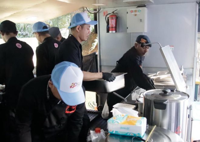 Aksi Chef Hideki Masak Nasi Goreng Jadi Daya Tarik Pembukaan Pekan Olahraga Polri 2026