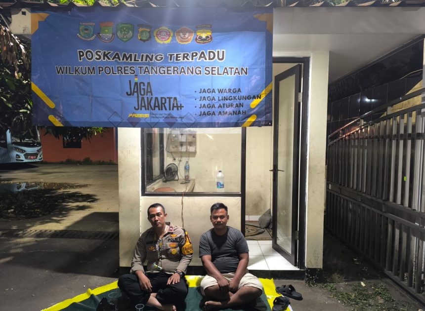 Poskamling Terpadu Perkuat Sinergi Warga dan Polri, Polsek Kelapa Dua Jaga Kondusivitas Lingkungan
