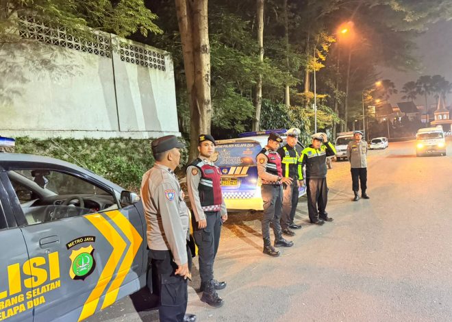 Polsek Kelapa Dua Gencarkan Patroli Malam, Persempit Ruang Gerak Pelaku Kejahatan Jalanan