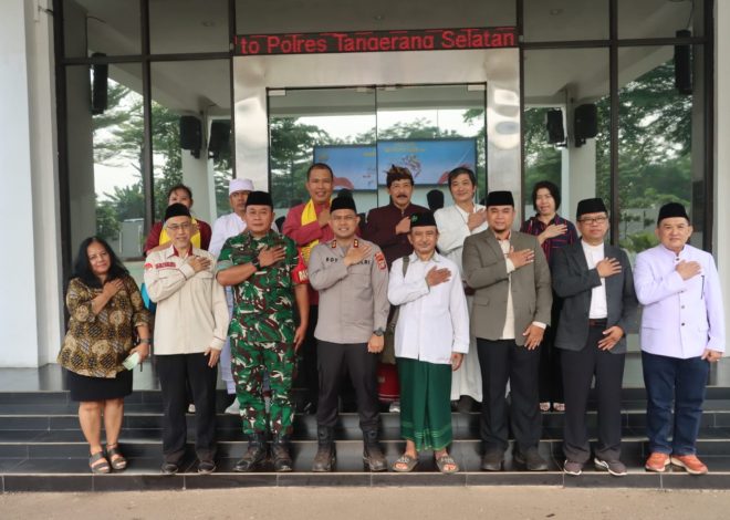 Polres Tangerang Selatan Gelar Doa Lintas Agama Sambut Hari Bhayangkara ke-80