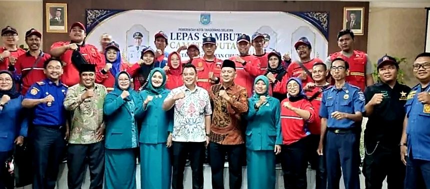 FORKOPIMCAM DAN TOKOH MASYARAKAT LEPAS CAMAT H. MAMAT MENJU TUGAS BARU