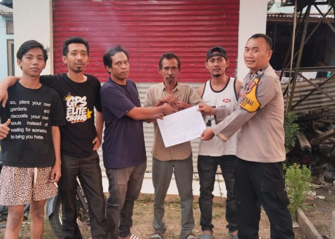 Respon Cepat Bhabinkamtibmas Desa Cirarab Berhasil Mediasi Perselisihan Warga Melalui Problem Solving