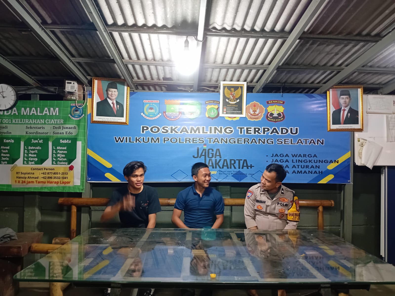 Perkuat Sinergi dengan Warga, Polsek Serpong Optimalkan Poskamling Terpadu Demi Kamtibmas Kondusif
