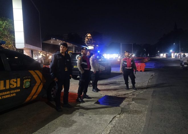 Polsek Pamulang Intensifkan Patroli Cipkon, Cegah 3C, Tawuran dan Balap Liar