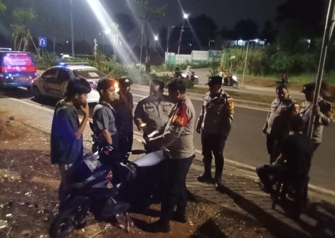 Operasi Berantas Jaya 2026, Polsek Serpong Gelar Razia dan Patroli Mobile