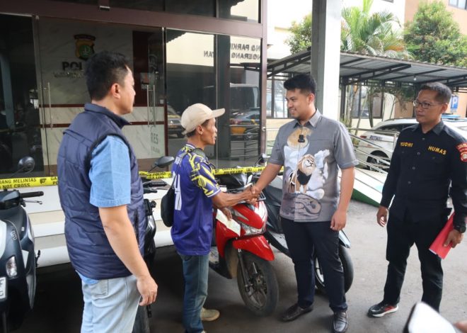 Hari Ketiga Operasi Berantas Jaya 2026, Polres Tangsel Ungkap 12 Kasus Curanmor, 15 Tersangka Diamankan