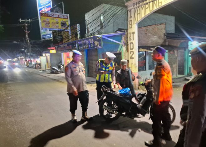 Patroli Cipkon dan Jaga Jakarta On The Spot, Polsek Legok Perketat Pengawasan Cegah Kejahatan Jalanan