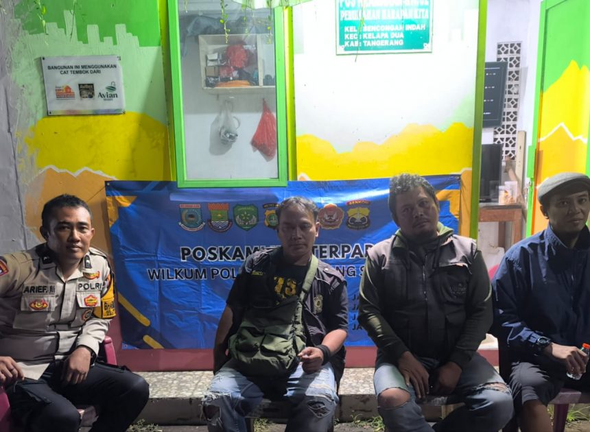 Pengecekan Poskamling Terpadu Polsek Kelapa Dua Perkuat Peran Warga Jaga Keamanan Lingkungan