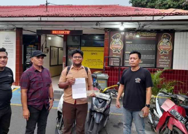 Operasi Berantas Jaya 2026: Polsek Ciputat Timur Kembalikan Sepeda Motor Hasil Pengungkapan Kasus kepada Korban