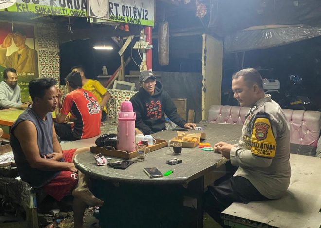 Bhabinkamtibmas Sukabakti Sambangi Pos Kamling, Perkuat Program Jaga Jakarta+ On The Spot