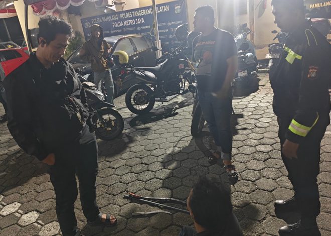 Patroli Perintis Presisi Polres Tangerang Selatan Bergerak Cepat, Aksi Tawuran di Pamulang Berhasil Digagalkan