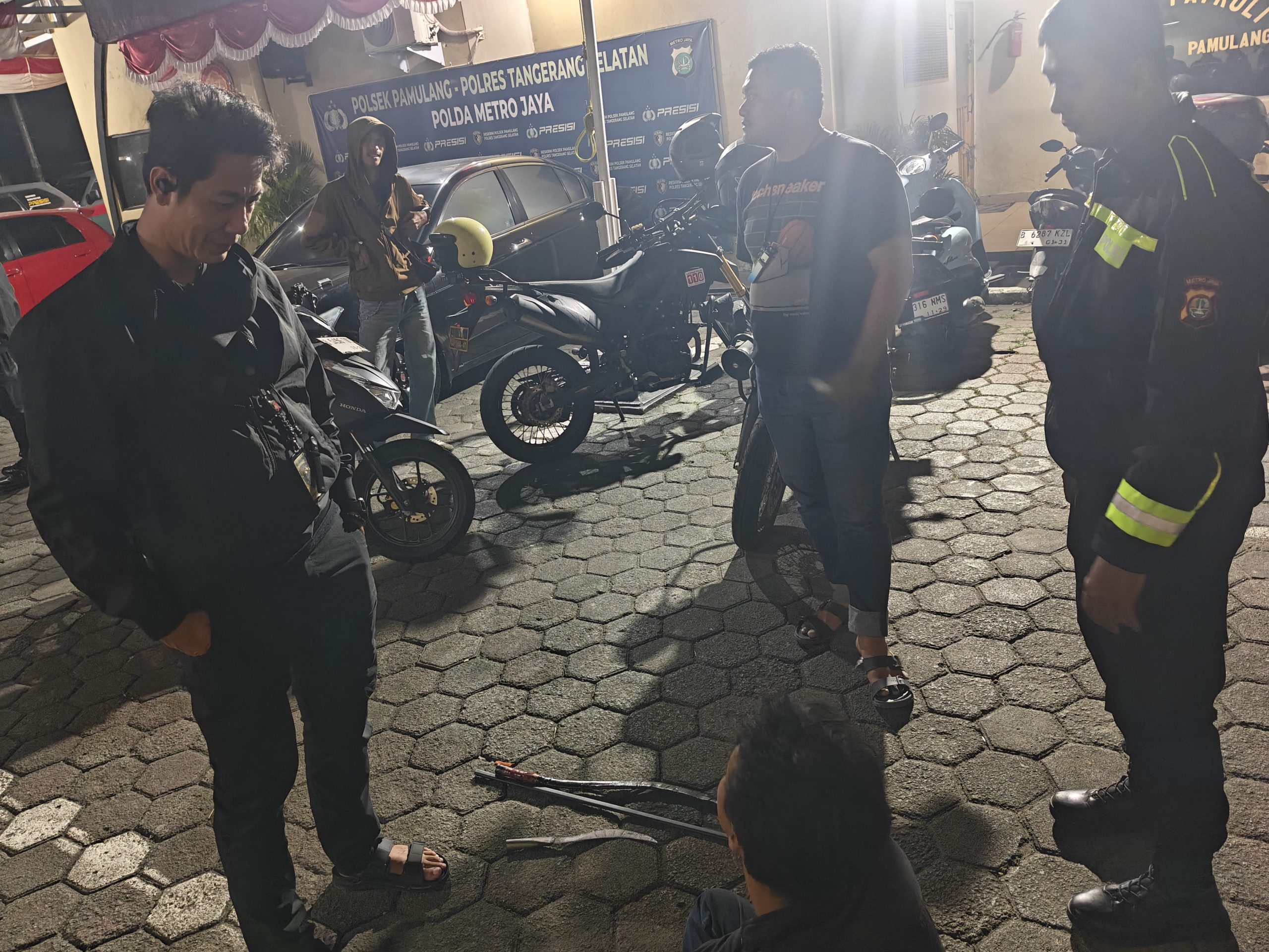 Patroli Perintis Presisi Polres Tangerang Selatan Bergerak Cepat, Aksi Tawuran di Pamulang Berhasil Digagalkan