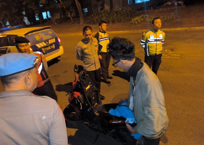 Patroli Razia Stasioner Polsek Kelapa Dua Sasar Titik Rawan, Cegah Kejahatan Malam