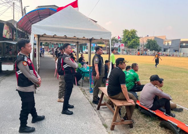 Polsek Pondok Aren Amankan Turnamen Jurtim Cup XVII