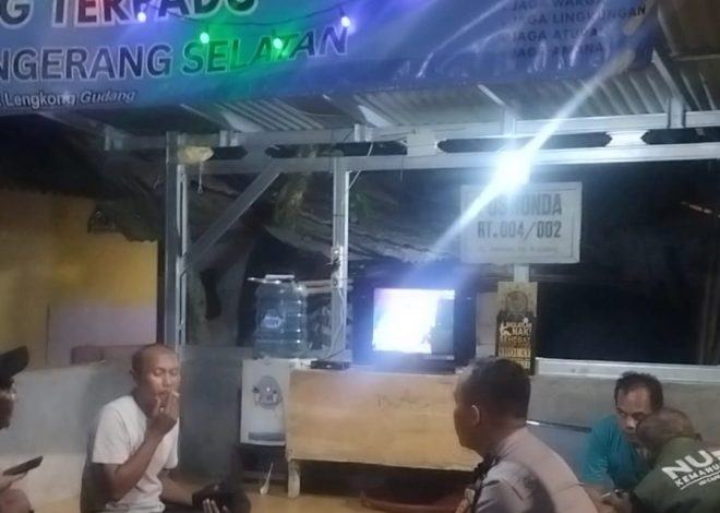 Jaga Jakarta On The Spot, Polsek Serpong Perkuat Sinergi Warga Melalui Poskamling Terpadu